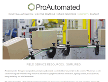 Tablet Screenshot of proautomated.com